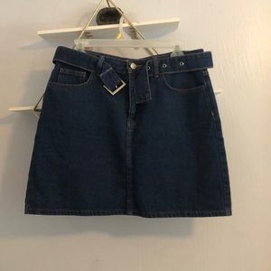 Denim skirt